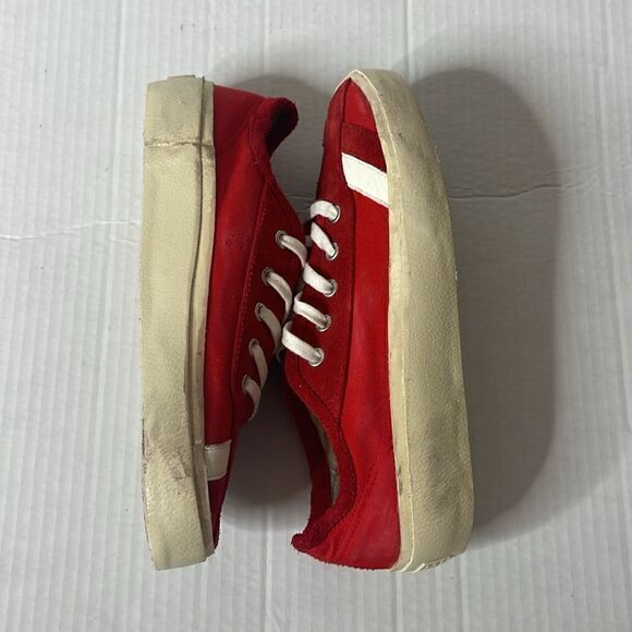 Re/done 70’s low top runner sneaker red/ white new without box 37 - Picture 5 of 9